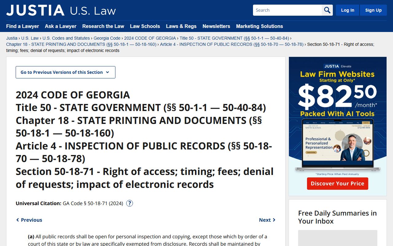 Haralson County Clerk of Superior Court records response fees