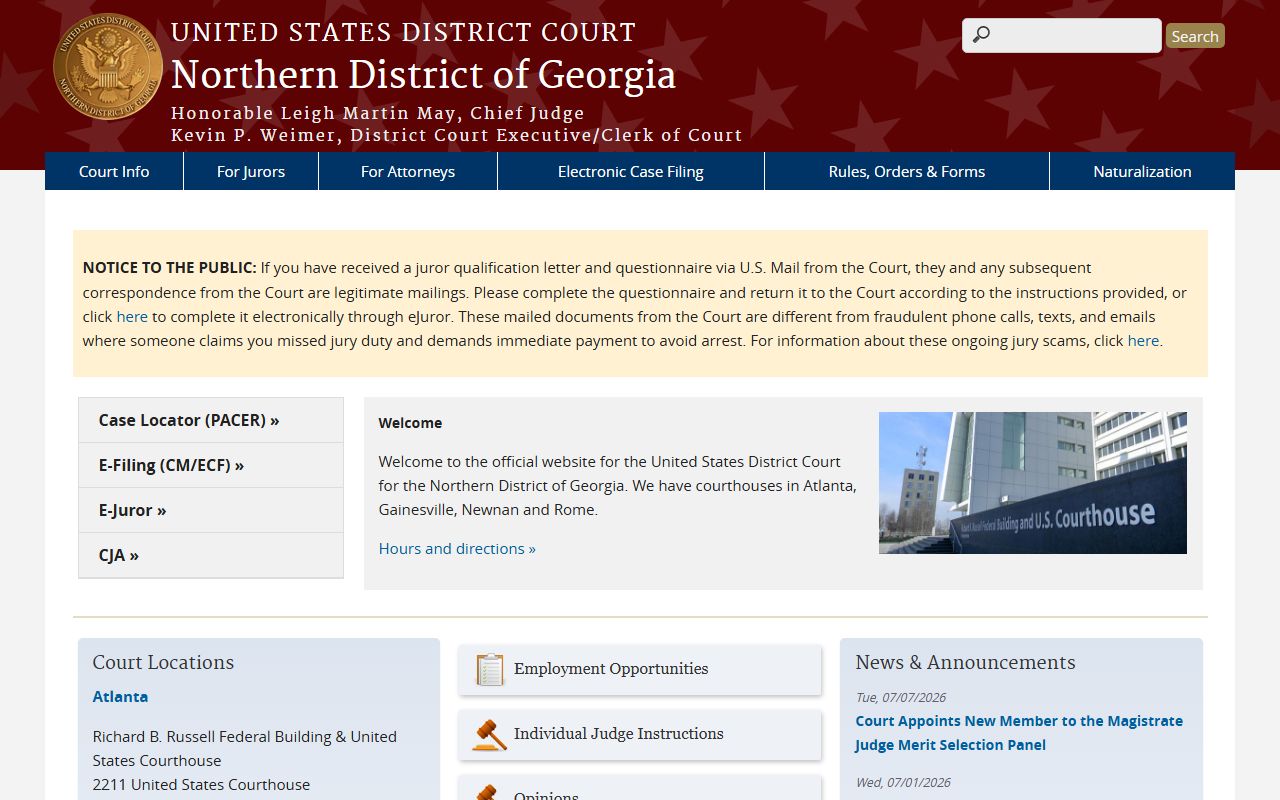 Haralson County court records Northern District of Georgia
